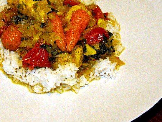 The chicken curry recipe is speedy and easy to cook but the result is a dish full of exciting flavours.